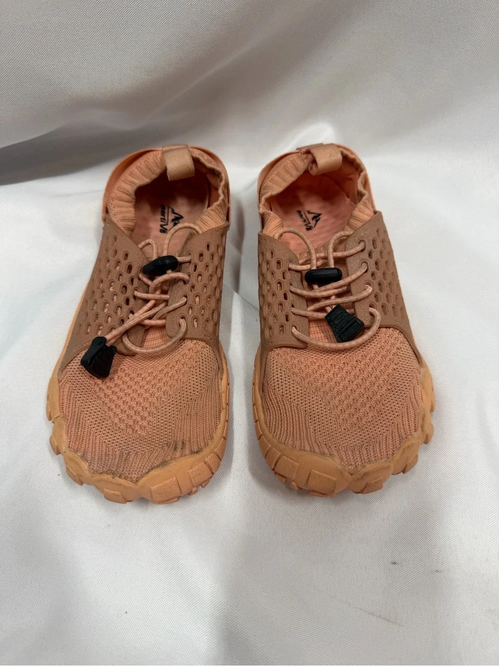 NORTIV 8 | Water Shoes Peach Pink Lightweight Unisex Kids Size 3